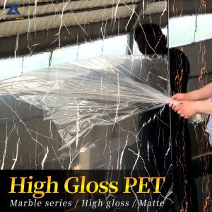 PET Environmentally Friendly Bamboo Charcoal PVC Marble Wall Panel Sheet