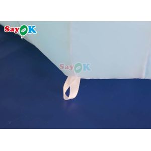 Warehouse Oval Photo Booth Inflatble Led Tent With Air Blower