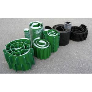 Industrial Equipment Incline PVC Conveyor Belt With Extruded Polyurethane