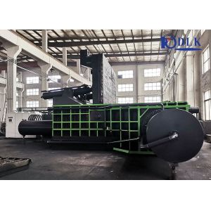 PLC Control Scrap Steel Press Baler Machine 380V With Hydraulic Drive