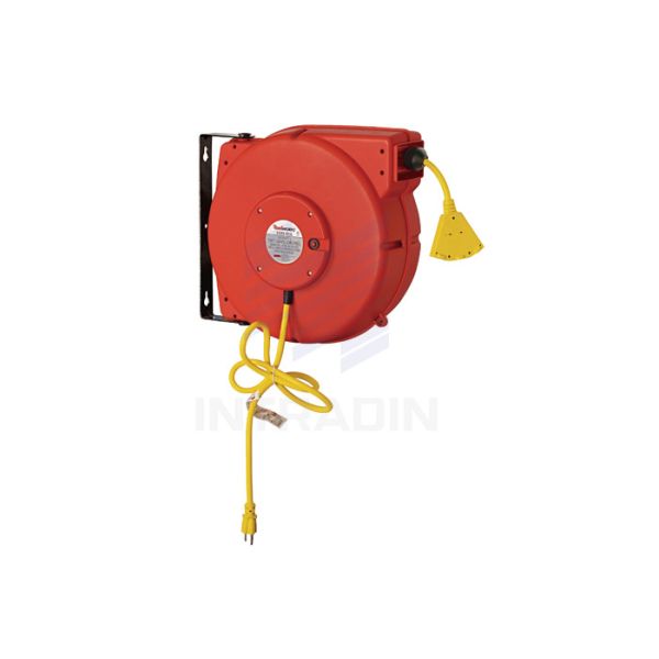Heavy Duty Industrial electrical Cable Reel With 60 Inch Lead - In Cord ,