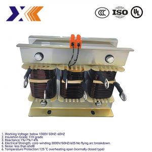 80kVA Three Phase Choke Coil Filter Reactor for Ups Devices 600V D/C and