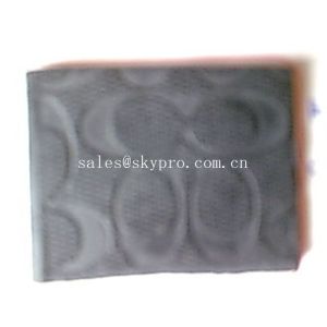 Abrasion resistant natural rubber shoe sole material sheets flower pattern