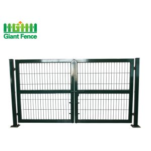 W1.5m Pvc Coated Wire Mesh Metal Garden Fence Gate