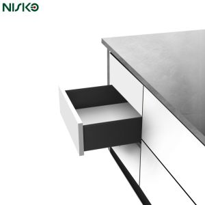 Slim Soft Close Drawer Box Furniture Drawer Slide Basket With Double Wall