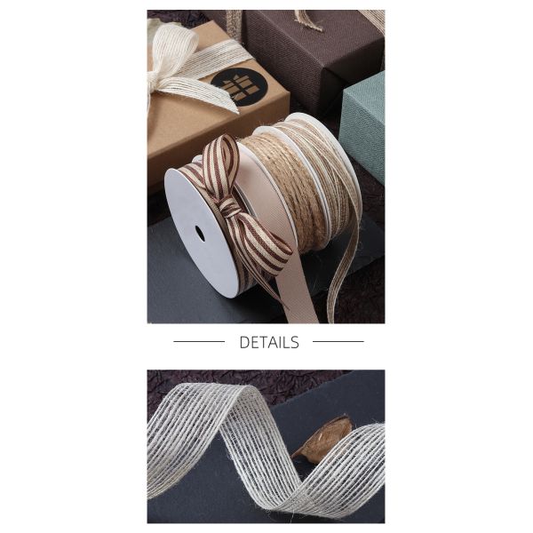 Wholesale custom flora packing ribbon burlap ribbon roll