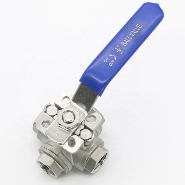 Industrial Three-way High Platform Water Valve with Stainless Steel Female Float Ball