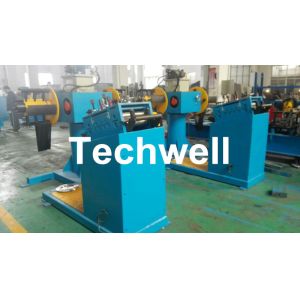 Rotary Double Head Mandrel Manual Uncoiler / Decoiler With Weight Capacity Of 3