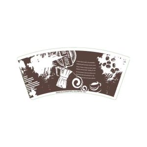 Printed 7oz 15PE Hot Paper Cup Raw Material