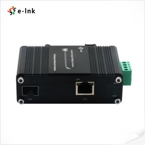 Industrial Fiber SFP Media Converter Gigabit Ethernet Rj45 100/1000Base-X