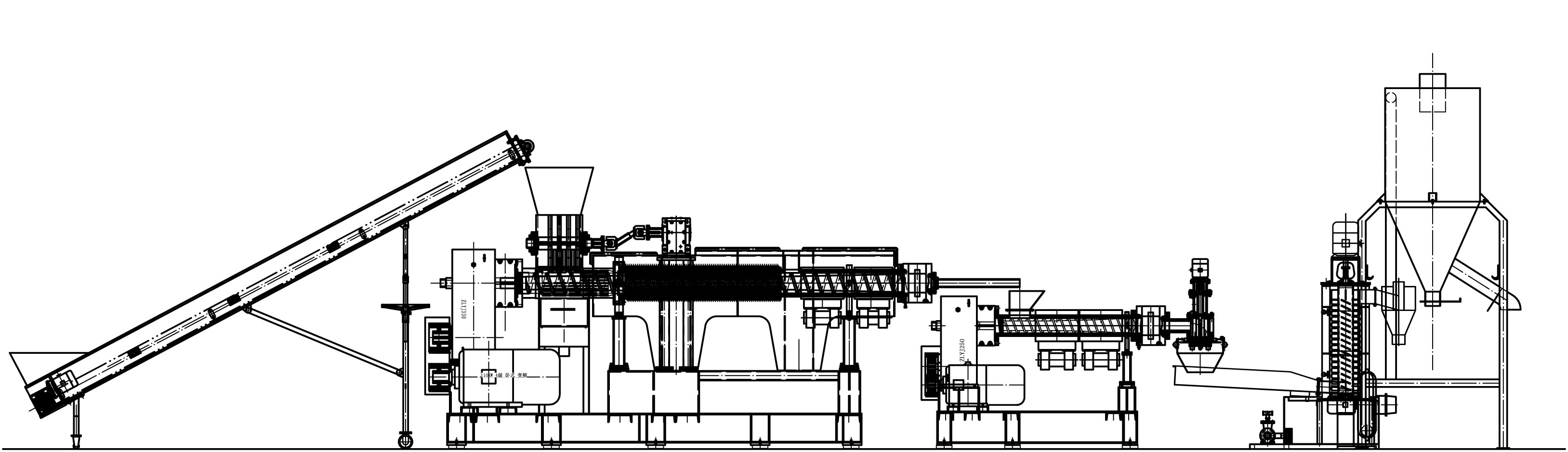 Double Step Plastic Granulator Line For Infusion Bag
