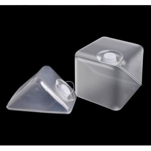 Support Room Space Selection Clear Folding Transparent Food Grade Plastic Bucket