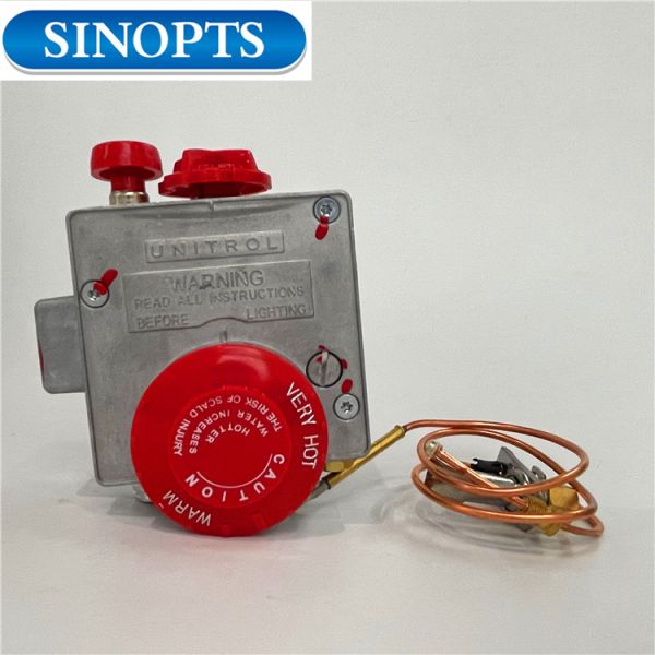 Factory Supply 30-75 Degree Gas Water Heater Thermostat Valve