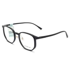 China Parim Ladies Eyeglass Men Frames Black White Classical Big Frame on sale