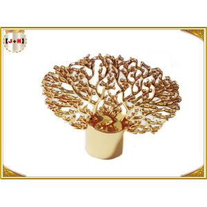 Peacock Shape Electroplate 3D Drawing Zamac Perfume Cap