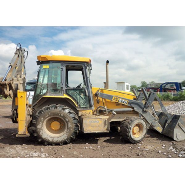 0.8m3 Loading Capacity Tractor Backhoe Loader For Engineering Excavating and Loading
