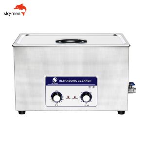 China PSE Ultrasonic Bath Cleaner Mechanical 30L 500W Heater Degas SCCP on sale