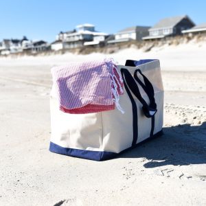 Large canvas bag, big tote, big beach holder