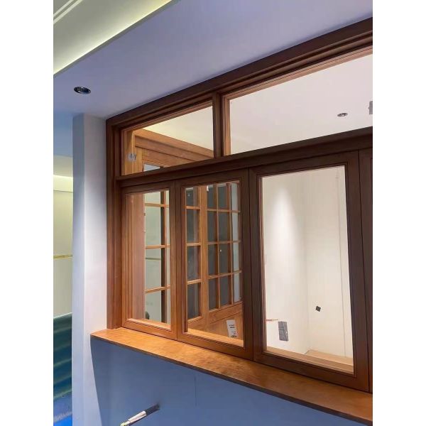 Exterior Bi Folding Window Folding Glass Window Aluminium Bifold window woodern