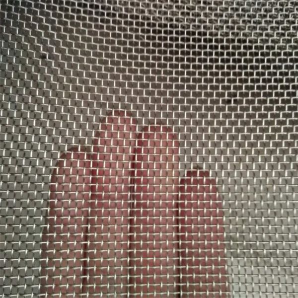 Square Hole SUS 304 Anti Theft Stainless Steel Insect Screen Mesh