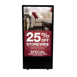 49 inch outdoor digital signage battery kiosk