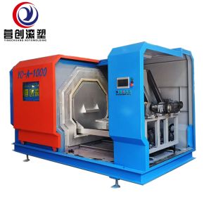 LCD Screen Electric Heating Rotomolding Machine 10L Capacity Electronic Tensile
