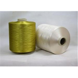 Breathable Sewing Dty Polyester Yarn , 200D/144F Polyester Dyed Yarn
