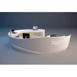 Semi Circle Airport Reception Desk