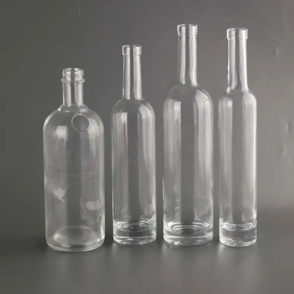 Buy 375Ml 500Ml 750Ml 1000 Ml Glass Liquor Wine Vodka Bottle With Custom Specifications at wholesale prices
