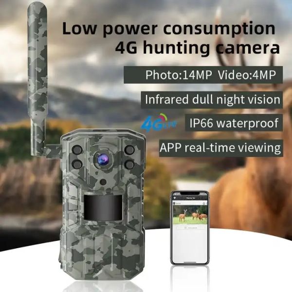 Buy Practical 14MP Hunting Trail Camera , Night Vision 4G Wildlife Camera at wholesale prices