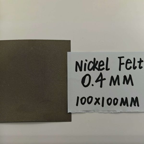 Buy 0.4mm Thick Nickel Fiber Felt AEM Hydrolyzed Pure Nickel Sintered Felt at wholesale prices