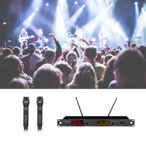 RoHS UHF Wireless Microphone With Ergonomic Housing