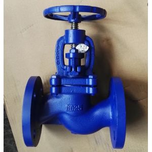 DIN PN10/16 GG25 metal seal globe valve
