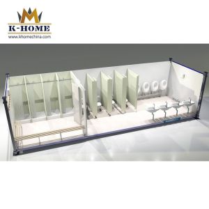 Light Steel L6M Portable Container House Public Toilet Bathroom
