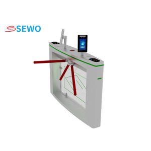 Ticket Checking RFID Tripod Turnstile , Scenic Spot Tripod Gate Barrier