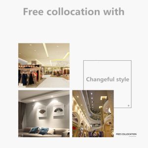 110LM/W Luminous Flux 60 Degree C0B Chip Ceiling LED Commercial Light