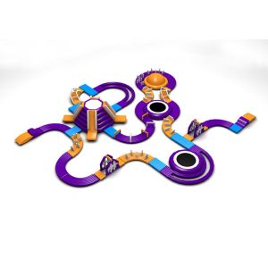 Giant Inflatable Aqua Park Sports Equipment / Inflatable Water Park Games For