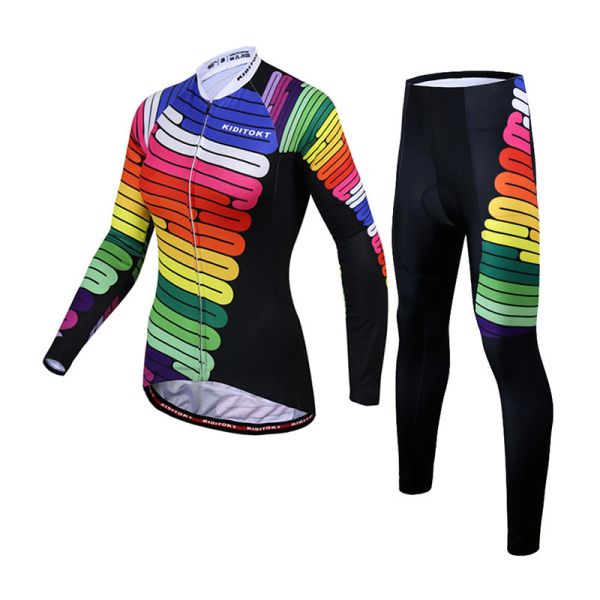 Buy breathable Womens Cycling Tights sport apparel XS-3XL with Lycra fabric at wholesale prices
