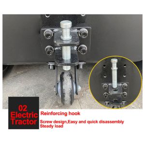 ISO9001 1200W 1500kg Industrial Electric Powered Tugger DC motor