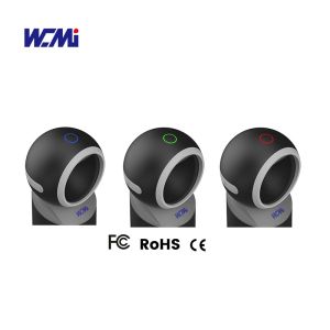 WCMI 1d&2d Hands Free Bar Code Cord Scanner High Speed Barcode Reader Desktop QR