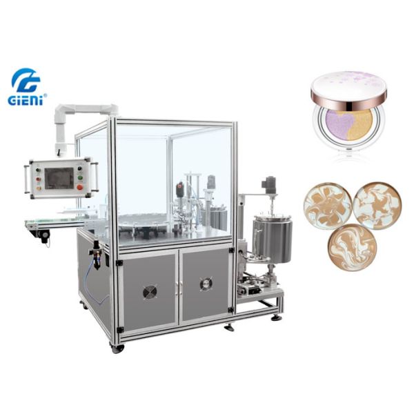Buy High Speed Cosmetic Filling Machine , Patterned Foundation Paste Filling Machine at wholesale prices