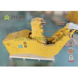 Hydraulic 1000t Excavator Concrete Pulverizer 400mm Depth 350bar Pressure