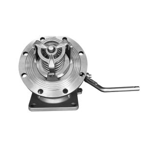 Sliver Stainless Steel Angle Valve for Control and Regulation of Medium