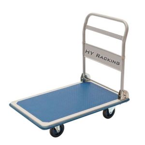 ODM Folding Heavy Duty Platform Trolley 500kg Noiseless Purple