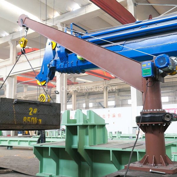 1.5t 2.7m Small Stiff Boom Davit Crane For Boat