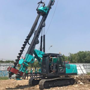80kNM Hydraulic Rotary Drilling Rig Small Bore Multifunctional Excavator Screw