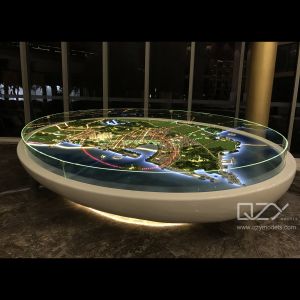 CNC Architectural Model Lighting 1/100 Kingkey Group