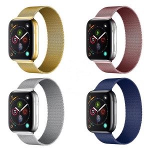 Milanese Loop Band SmartWatch Replacement 44mm Full Touch Strap Alloy 40mm