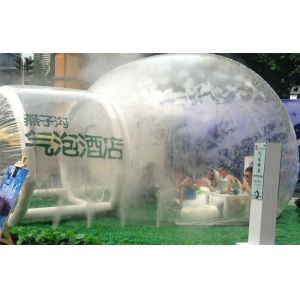 Transparent Room Inflatable Tent , Inflatable Bubble Tent With Blower