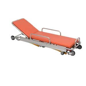 Class I Adjustable Stretcher Orange Auto Loading Stretcher With IV Pole